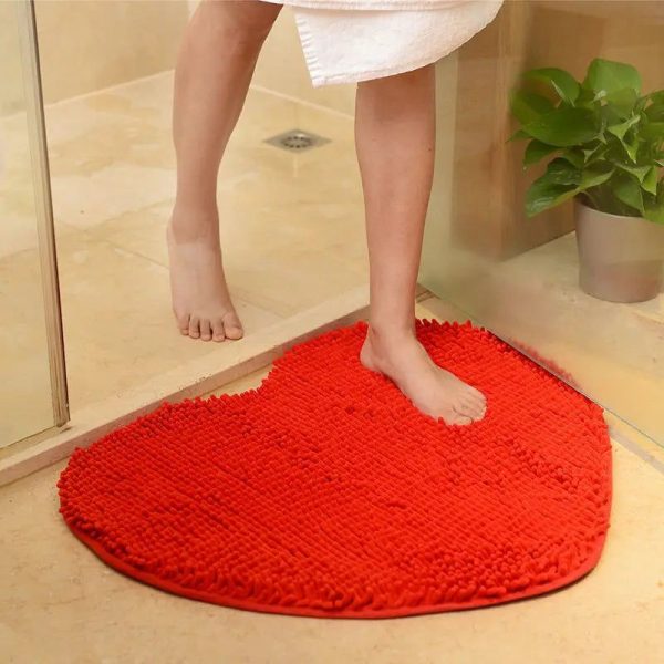 tapis de bain coeur